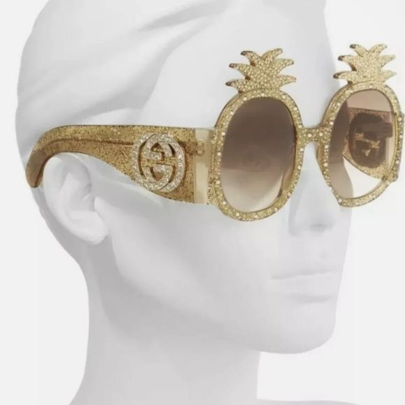 Gucci Rare Hollywood Forever limited edition pineapple 🍍  sunglasses 🕶 - Picture 1 of 11